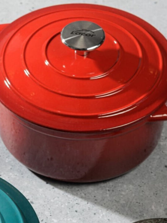 Lacor Deep Cast Iron Pot 2.5lt / 20cm