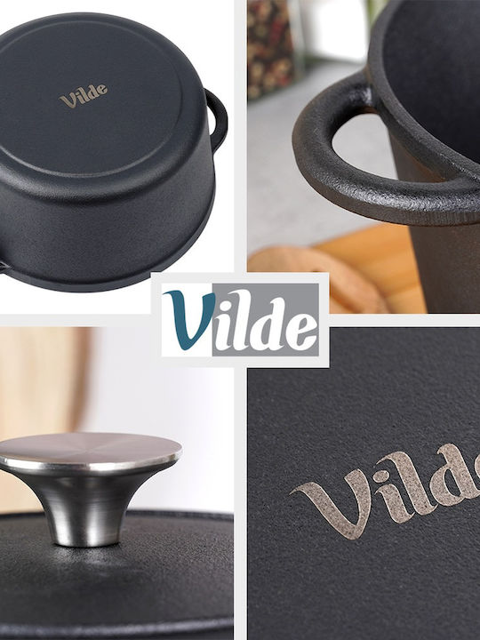 Vilde Βαθιά Κατσαρόλα από Μαντέμι 3.9lt / 31cm