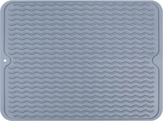 Silikon-Geschirrabtropfer Grau 40x30cm Silikon-Geschirrabtropfer Grau 40x30cm