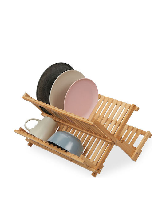 Relaxdays Sink Strainer Wooden Beige 24x23.5x44cm