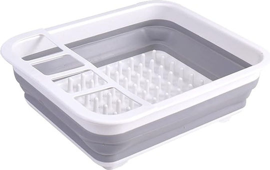 Abtropfkorb aus Silikon Grau 38x29.3x4.7cm Abtropfkorb aus Silikon Grau 38x29.3x4.7cm