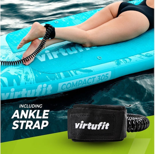 Virtufit Ocean 275 Φουσκωτή Σανίδα SUP με Μήκος 2.75m Μαύρη