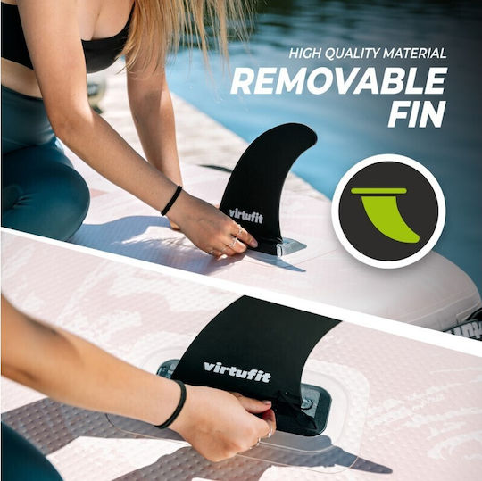 Virtufit Ocean 275 Φουσκωτή Σανίδα SUP με Μήκος 2.75m Μαύρη