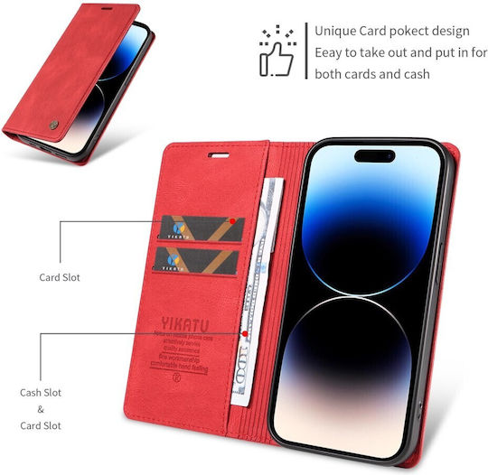 Yikatu Book Κόκκινο (Nothing Phone (4a) Pro)