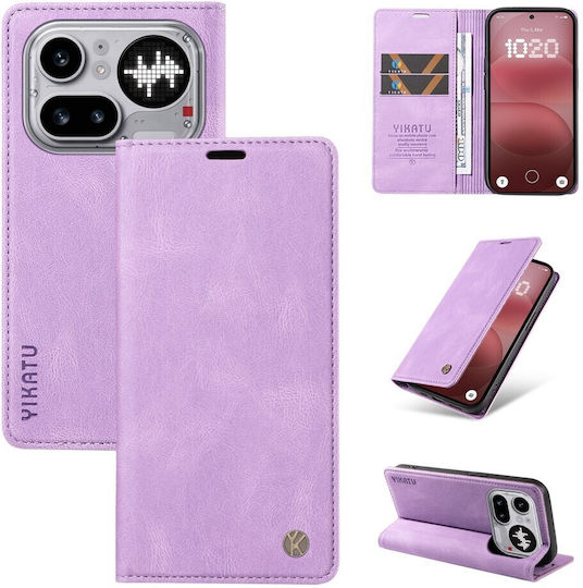 Yikatu Book Μωβ (Nothing Phone (4a) Pro)
