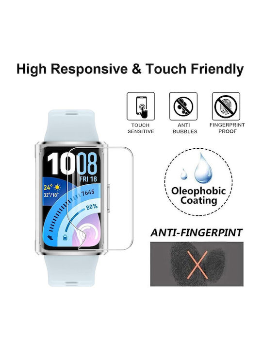 Hydrogel Μεμβράνη Προστασίας Οθόνης Huawei Band 11 Pro 4 Τεμάχια