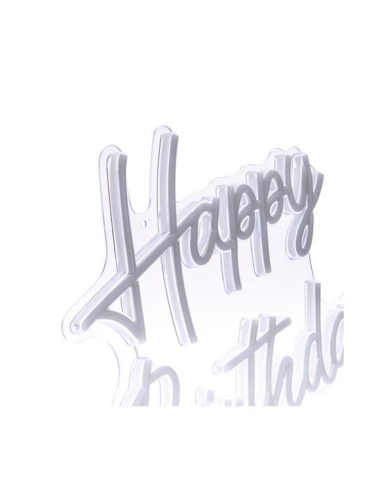 Neon Διακοσμητικό Φωτιστικό Happy LED