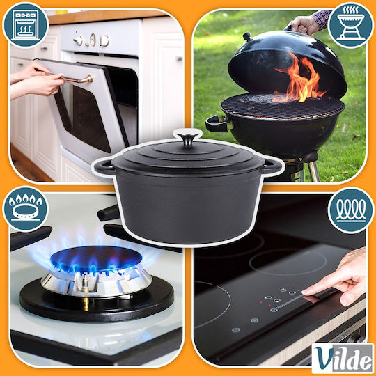Vilde Cast Line Deep Pot Cast Iron 5.9L / 35.5cm
