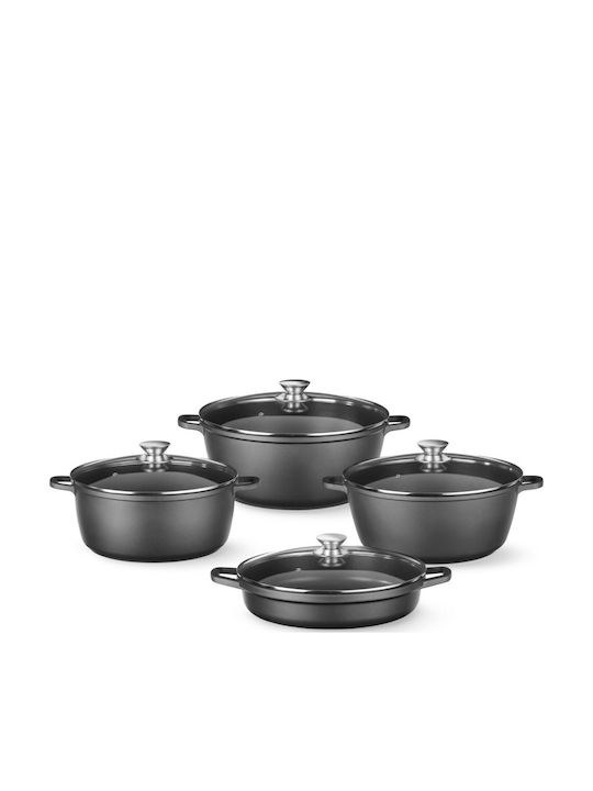 Hendi Tiefe Kochtopf aus Aluminiumguss 7l