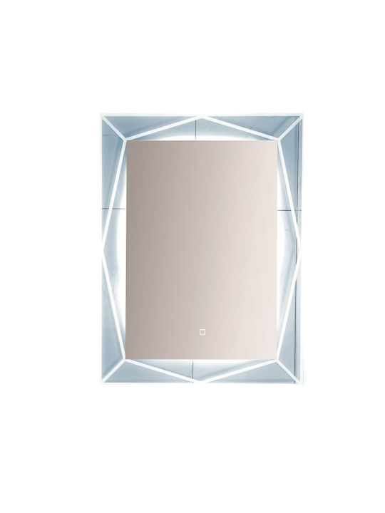 Inter Ceramic Carla Icl 1503 Mirror Bathroom Led Lighting Touch Screen Changeable Colors