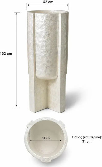 Plant Pot Polyresin Multicolour