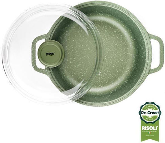 Risoli Dr Green Oală Adâncă Din Aluminiu Turnat 3.5lt 24cm 97DR24