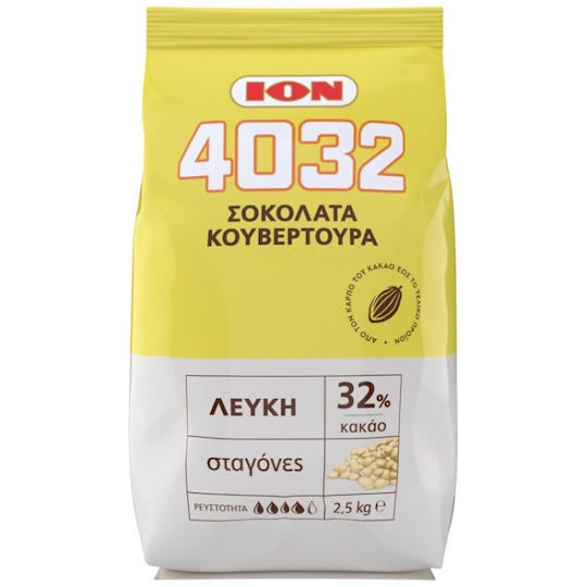 ION White Cooking Chocolate Drops 2500gr