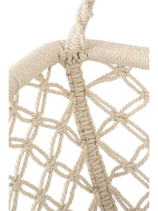 Royokamp Hängesessel Stoff Beige 78x78x64cm