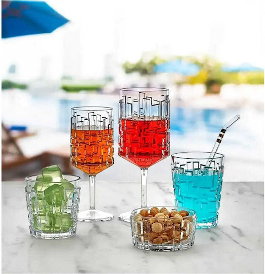 Yuk Pool Glass 300ml for Wine Made of PC Plastic