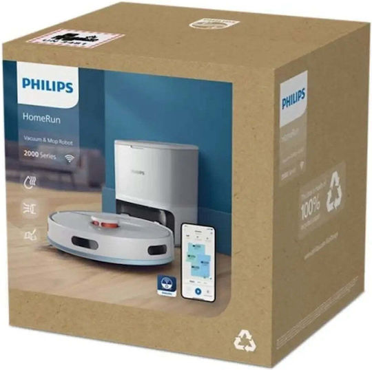 Philips 2000 Series Σκούπα Ρομπότ με Χαρτογράφηση Laser & Απορρόφηση 6000Pa Midnight Blue