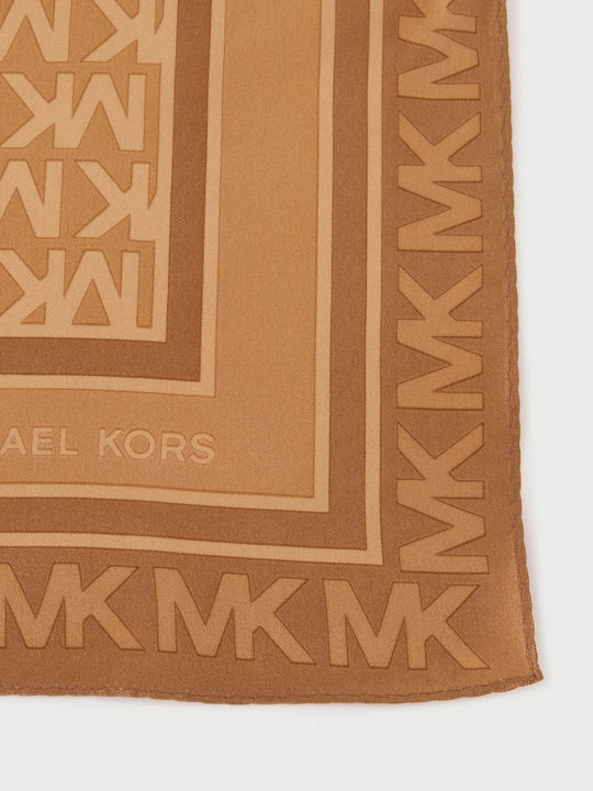 Michael Kors Fular De Damă Din Mătase Maro