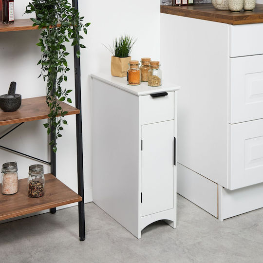 Relaxdays Bathroom Cabinet 21x46x61.5cm White