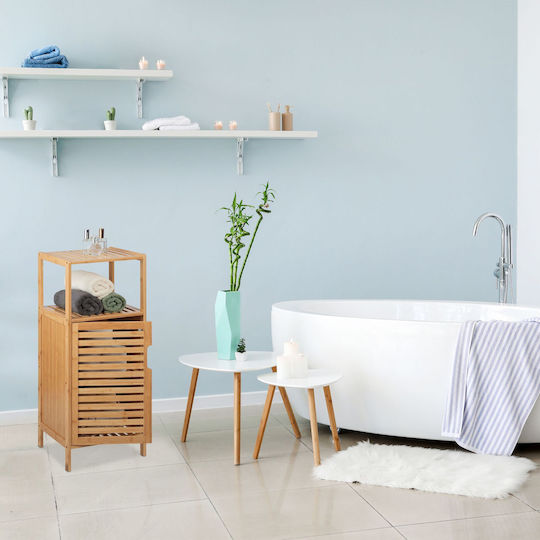 Relaxdays Bathroom Cabinet 33x36.5x87cm Brown
