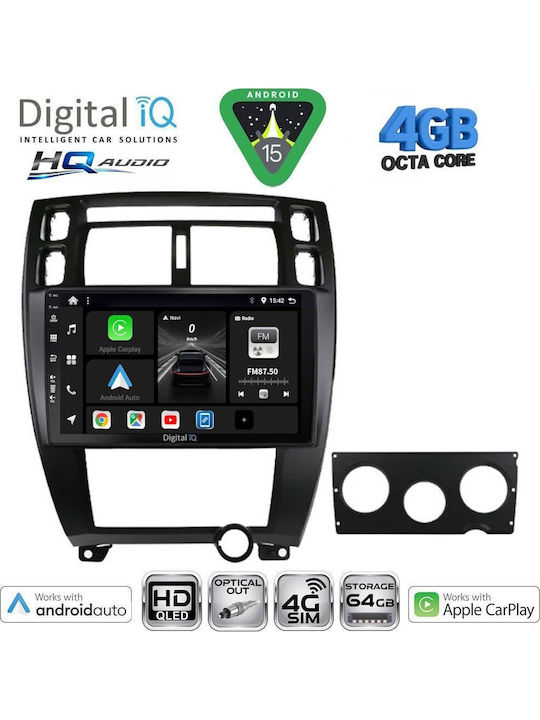 Digital IQ Car Audio System for Hyundai Matrix 2001-2010 (Bluetooth/USB/WiFi/GPS/Apple CarPlay/Android Auto) with 9" Touch Screen