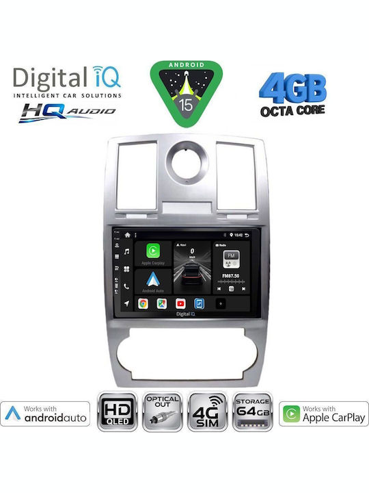 Digital IQ Car Audio System for Jeep Grand Cherokee 1999-2004 (Bluetooth/USB/WiFi/GPS/Apple CarPlay/Android Auto) with 9" Touch Screen