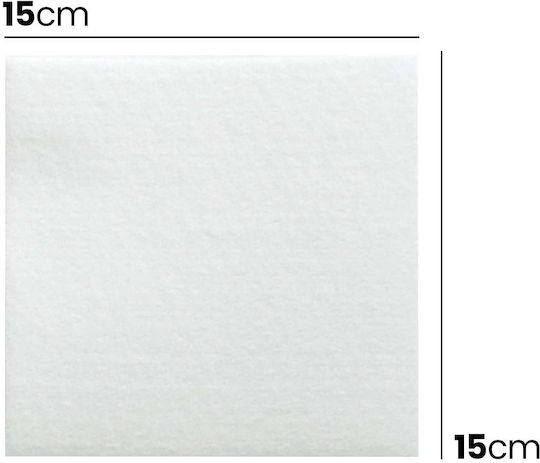 2uul Pachet 60 Țesături De Curățare Master Microfibra Clo2 15x15 Cm Anti-praf Albe