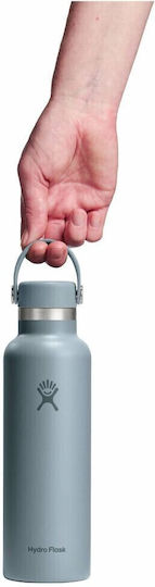 Hydro Flask Standard Flex Cap Stainless Steel Thermos Bottle 621ml Shale Grey