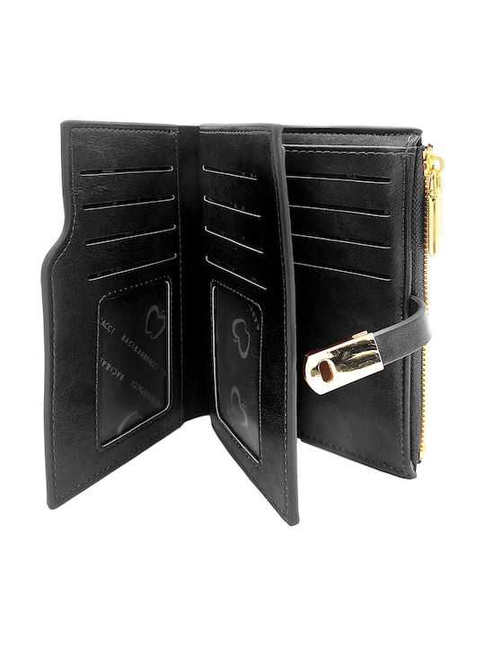 Large Fabric Women's Wallet Black