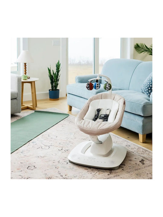 UPPAbaby Electric Baby Relax Swing Mamaroo Smart with Music Charlie Sand Melange for Child up to 11.3kg