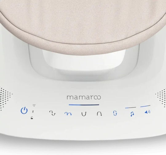 UPPAbaby Ηλεκτρικό Relax Μωρού Κούνια Mamaroo Smart με Μουσική Charlie Sand Melange για Παιδί έως 11.3kg