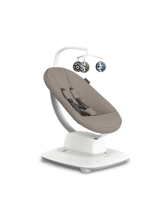 UPPAbaby Electric Baby Bouncer Swing Mamaroo Smart Wells Dark Taupe Mélange for Child up to 11.3kg