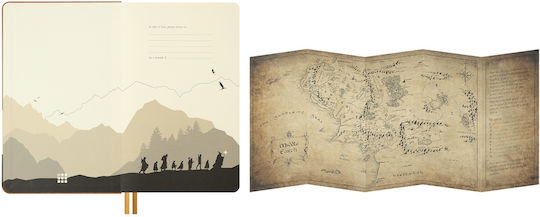 Moleskine Lord Rings Limited Edition Large Σημειωματάριο Ριγέ (Διάφορα Σχέδια)