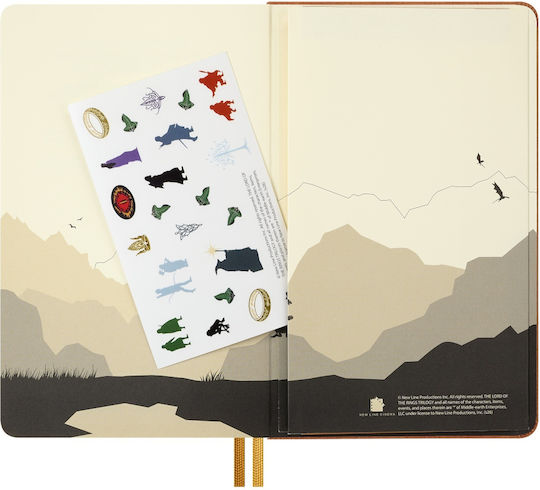 Moleskine Lord Rings Limited Edition Large Σημειωματάριο Ριγέ (Διάφορα Σχέδια)