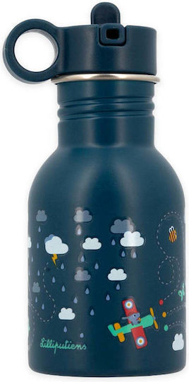 Lilliputiens Kinder Trinkflasche Blau 400ml