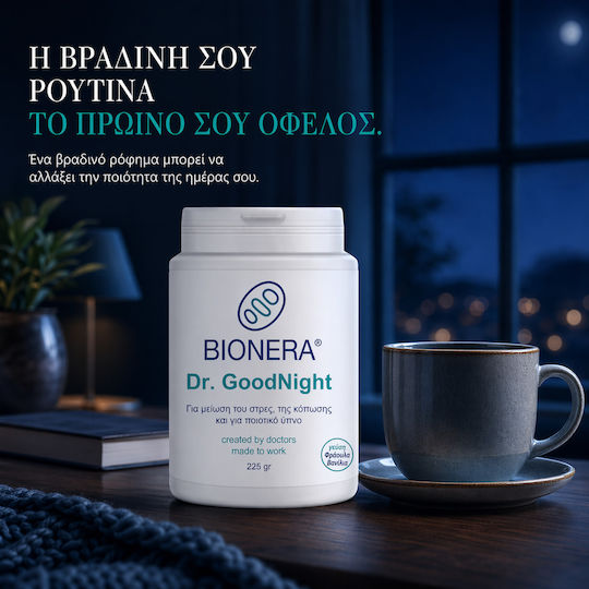 Bionera Dr. GoodNight Συμπλήρωμα για το Άγχος & τον Ύπνο 225gr