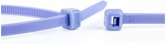 WKK Plastic Cable Ties 100mm In Purple Colour 100 Pieces 11032771