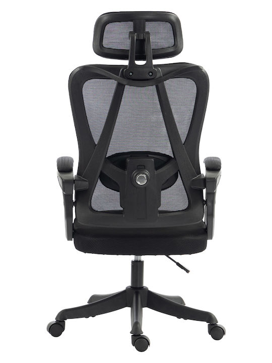 HomeMarkt Frantic Office Chair with Adjustable Black Arms