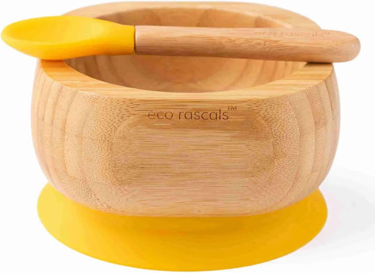 Eco Rascals Kids Food Bowl from Bamboo Beige