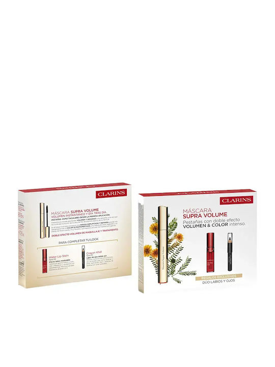Clarins Supra Volume Set Machiaj pentru Ochi și Buze 3 Bucăți Clarins Supra Volume Set Machiaj pentru Ochi și Buze 3 Bucăți