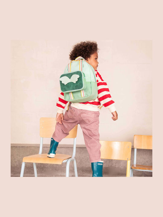 Lilliputiens School Backpack for Elementary Green 29 x 11 x 30 cm