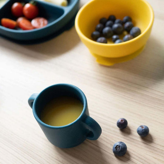 Ekobo Baby Sippy Cup Silicone with Handles Blue