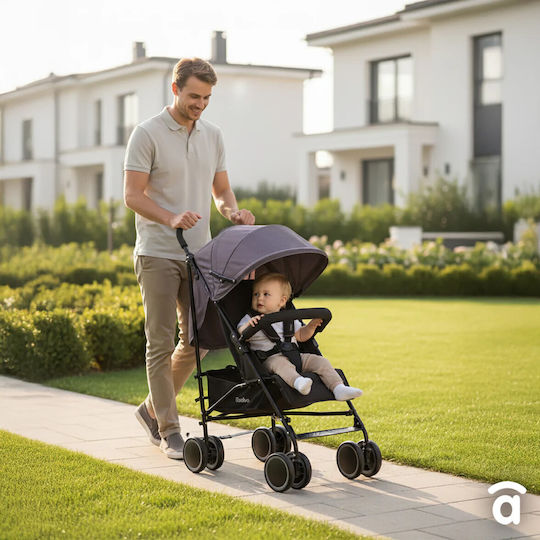 Asalvo Tokyo Umbrella Stroller Suitable for 6+ Months Gray 5.5kg
