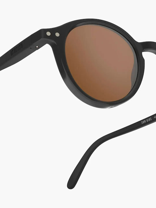 Izipizi Athletic Kids Sunglasses with Polarized Lens Black for 7-11 Years