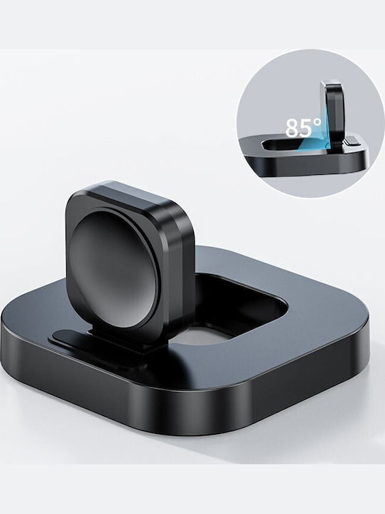 Încărcător Wireless Smart Iwatch Compatibil Apple Iwatch 1/9 Încărcător Magnetic Interfață Type-c 3w 7.5 X 7.5 X 1.2 Cm Pliabil Negru
