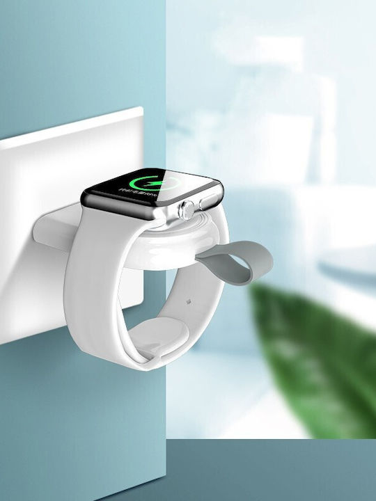 Încărcător Wireless Smartwatch Compatibil Apple Iwatch 1/9 Magnetic Port Usb-a Fără Cablu Direct La Stație Computer Negru