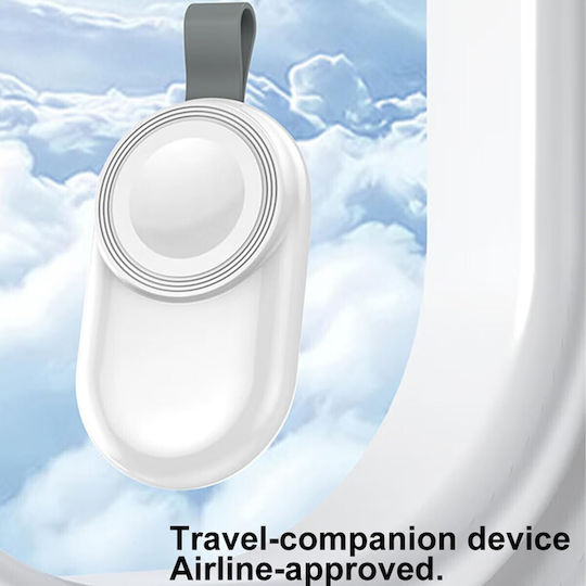 Încărcător Wireless Smartwatch Compatibil Apple Iwatch 1/9 Magnetic Tip-c Fără Cablu Direct La Dock Computer Alb