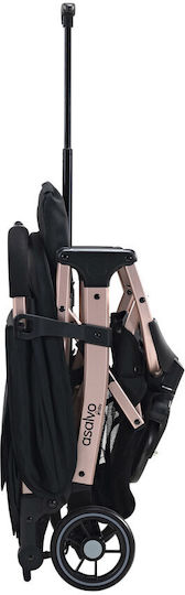 Asalvo Amsterdam Baby Stroller Suitable from 6+ Months Rose Gold / Black 6.6kg