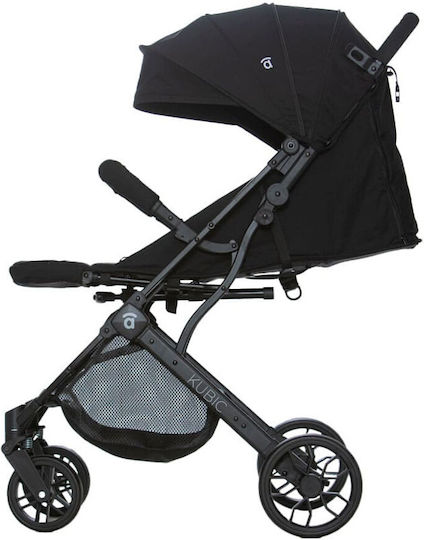Asalvo Kubic 2 Baby Stroller Suitable for Newborn Black 7.6kg