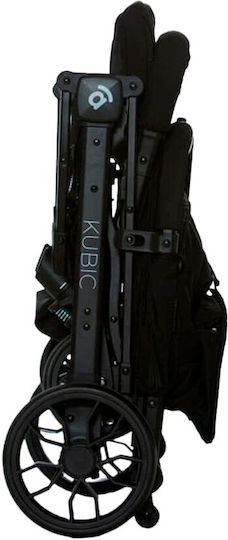 Asalvo Kubic 2 Baby Stroller Suitable for Newborn Black 7.6kg