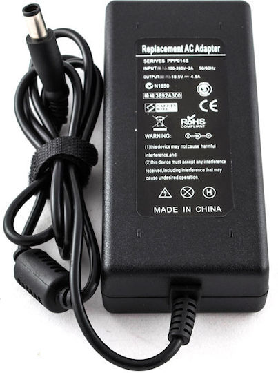 Laptop Charger Hp Presario Cq61-320sb 90w Central Pin